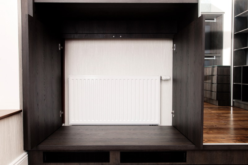 Открытая ниша для батареи